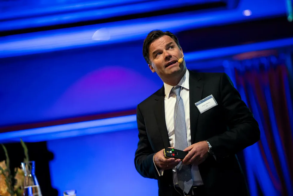 Tie-up: TGS chief executive Kristian Johansen.