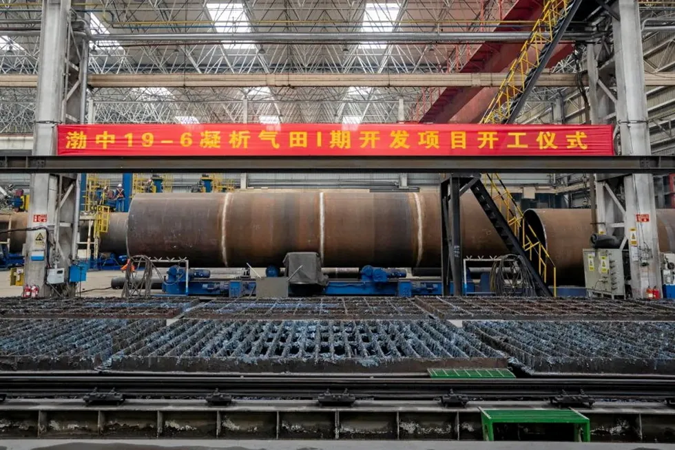 COOEC: first steel cut for facilities for the Bozhong 19-6 gas development