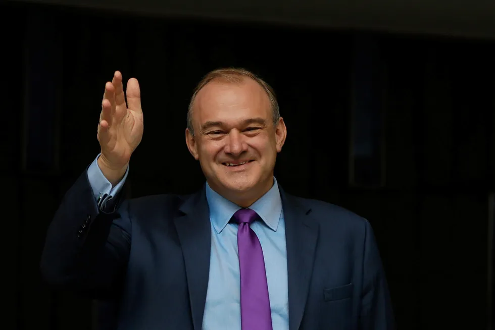 Ban sought: Liberal Democrats leader Ed Davey