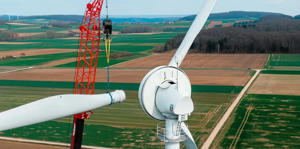 ‘World’s first’ wooden wind turbine blades installed
