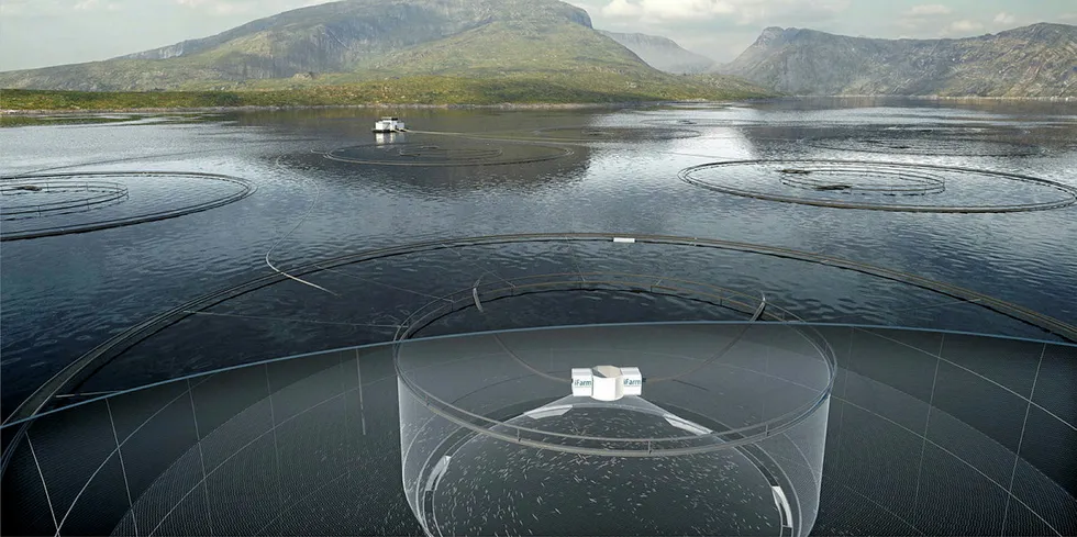 Cermaq's iFarm concept.