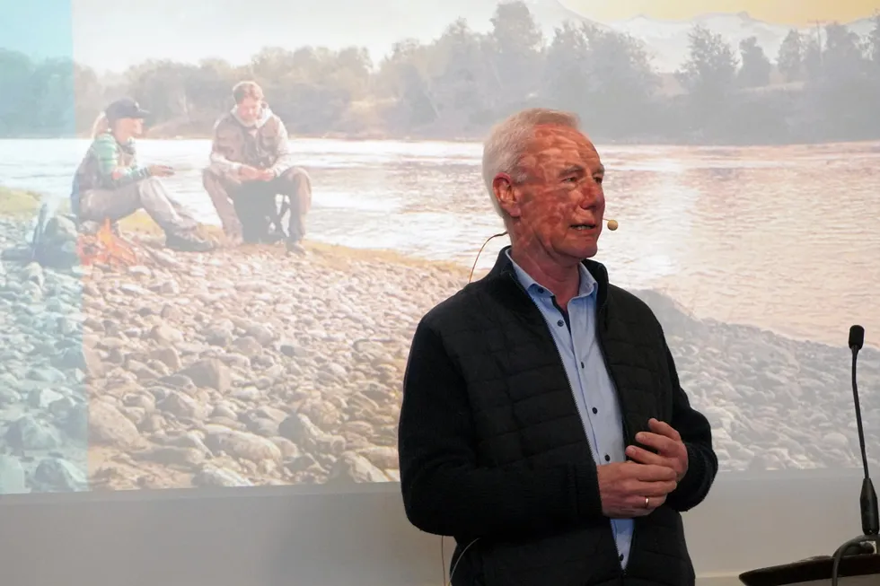 Gigante Salmon CEO Kjell Lorentsen.