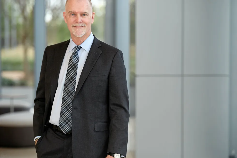 Offshore award: Michael McKelvy, chief executive of McDermott International.