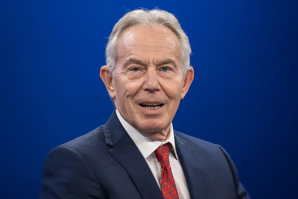 Former UK prime minister Tony Blair.