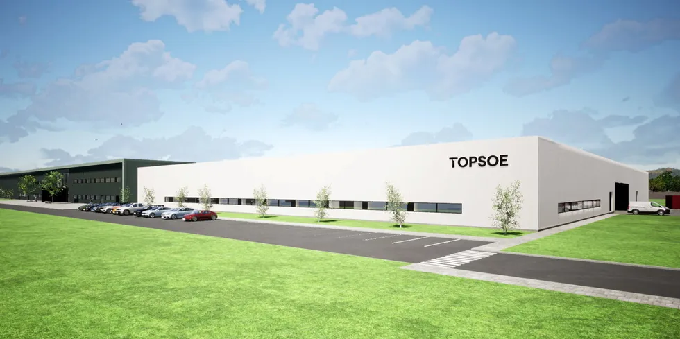 Topsoe SOEC electrolyser factory, Herning Denmark.