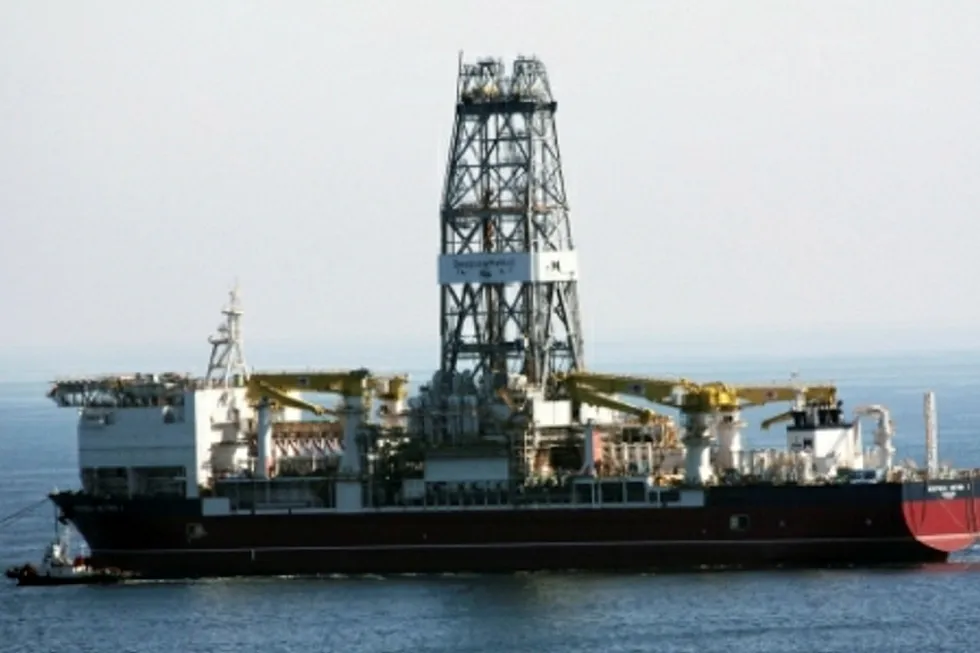 In the Marmara Sea: the drillship Deepsea Metro 1