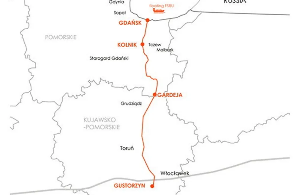 The FSRU will be deployed three kilometres off the Polish port of Gdansk.