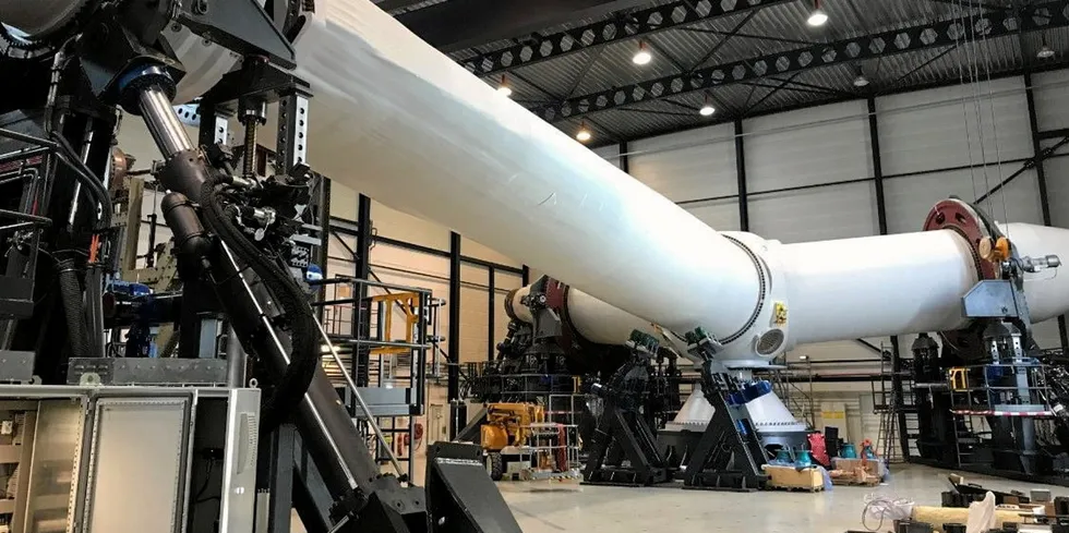 The LM Wind Power test rig.