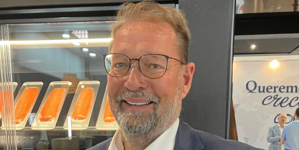 Preben Asbjornrod, project manager at Hima Seafood, which expects its first trout harvest in Norway around a year from now.