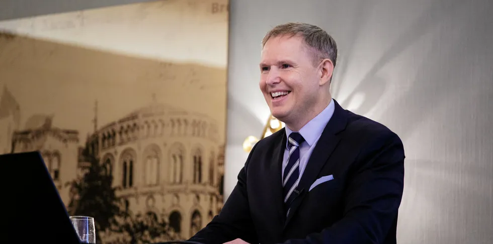 Mowi CEO Ivan Vindheim has plenty to smile about. His company in 2021 once again was the largest producer of farmed salmon in the world.