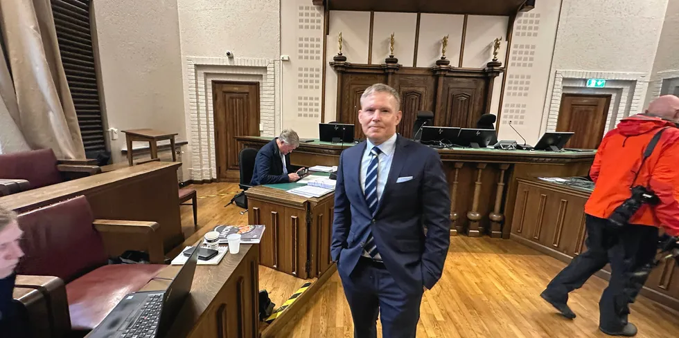 "We get a competitive disadvantage compared to the small ones when we have to buy licences," Vindheim told the court," Mowi CEO Ivan Vindheim said.