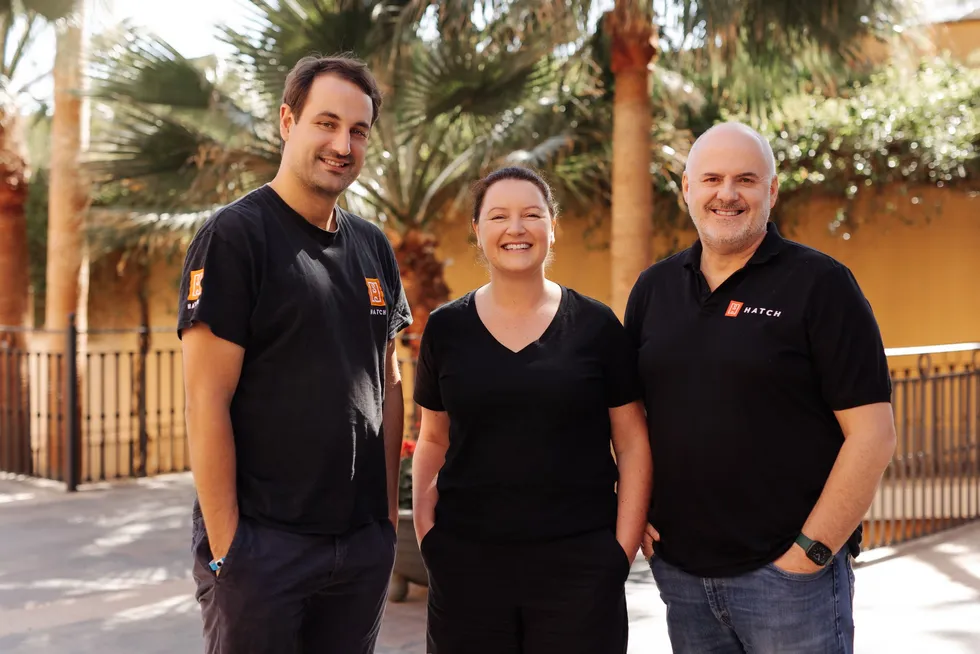 Hatch Blue's Accelerator Fund II team (left to right): Co-founder Carsten Krome, Caitriona Kelleher and Wayne Murphy.