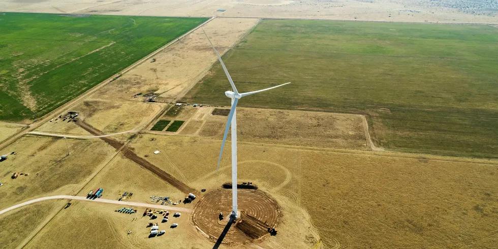 Goldwind's 3MW turbine in Texas is the tallest in the US.