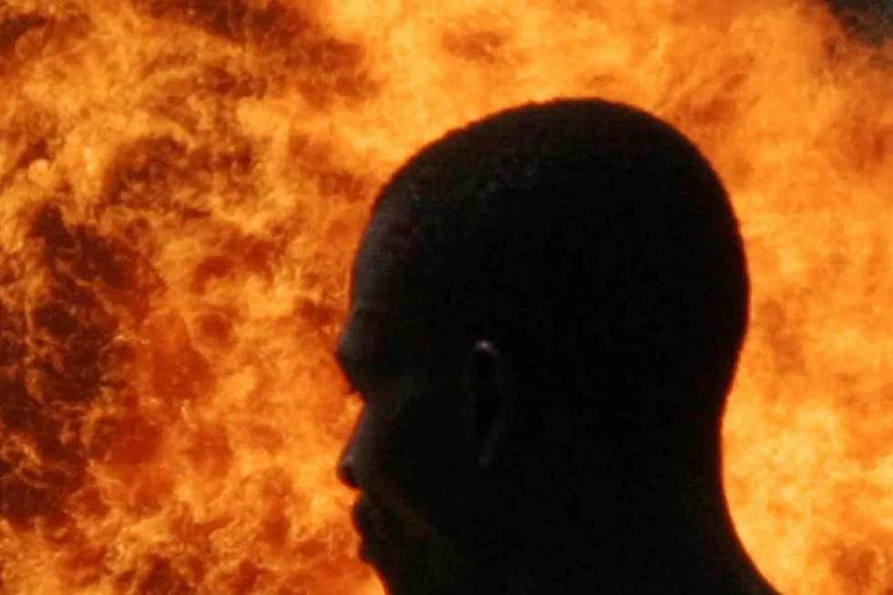 Burning issue: Gas flares across Nigeria's Niger Delta (above) light up the night, but might be harnessed to provide energy, jobs and hope for the inhabitants
