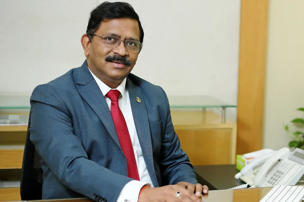 Mumbai High award: ONGC director production Pankaj Kumar.