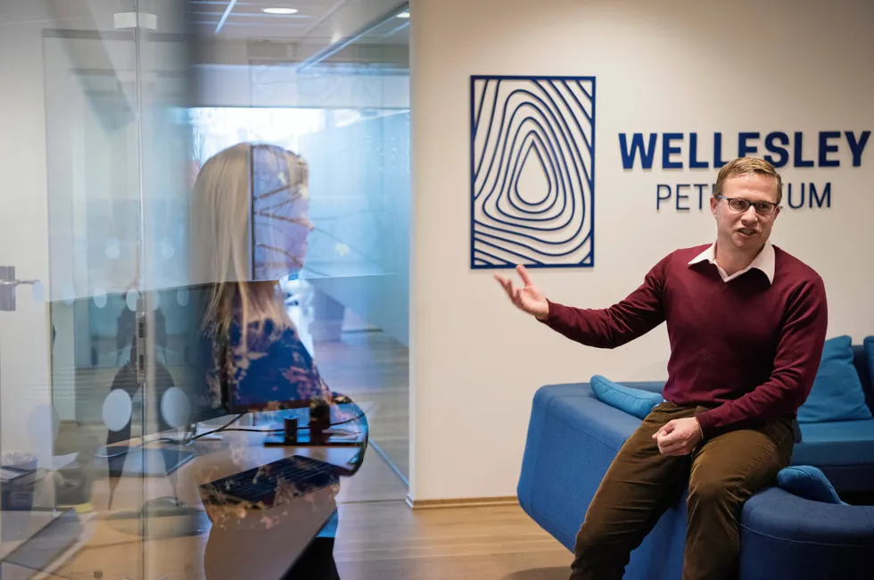 Carmen success: Wellesley Petroleum chief executive Chris Elliott.