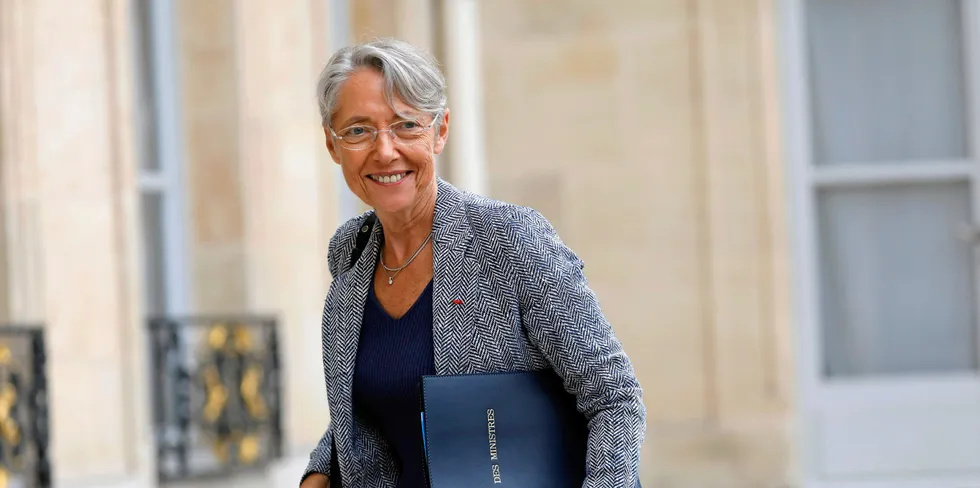 French Prime Minister Élisabeth Borne