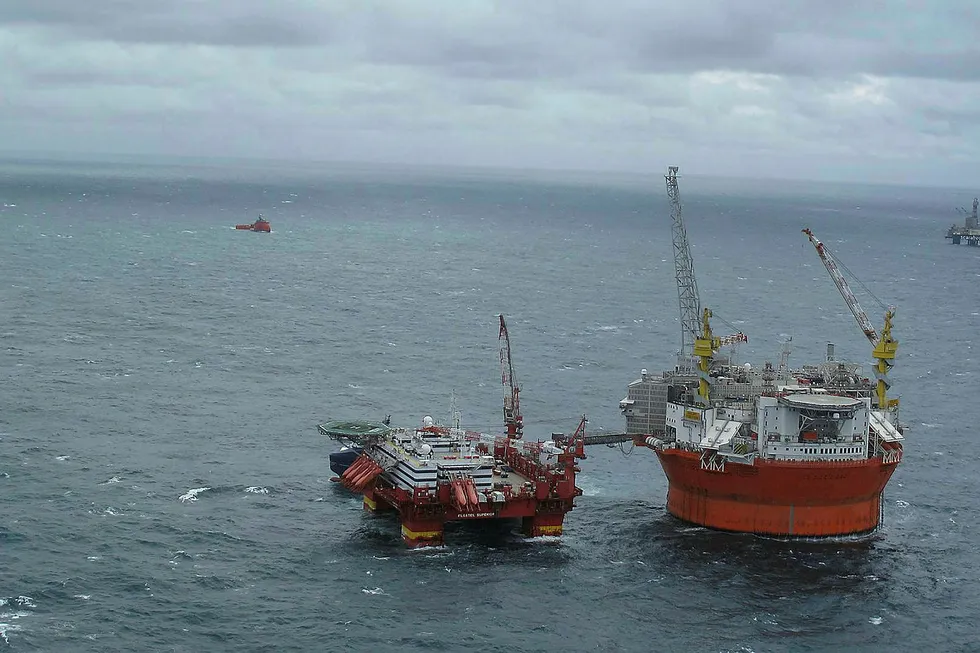 Numbers under scrutiny: Goliat platform in Barents Sea with Floatel Superior moored alongside