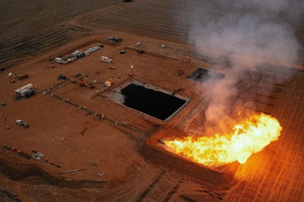 On site: the Lockyer Deep-1 well flowed at 117 MMcfd in Australia’s Perth basin