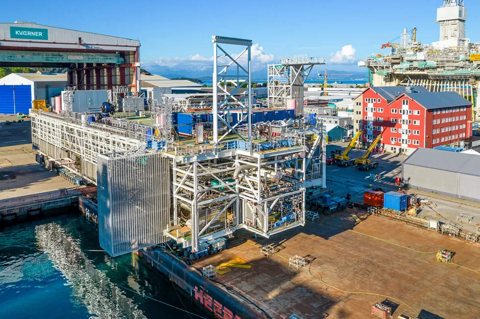 Completed: the Johan Sverdrup riser platform module