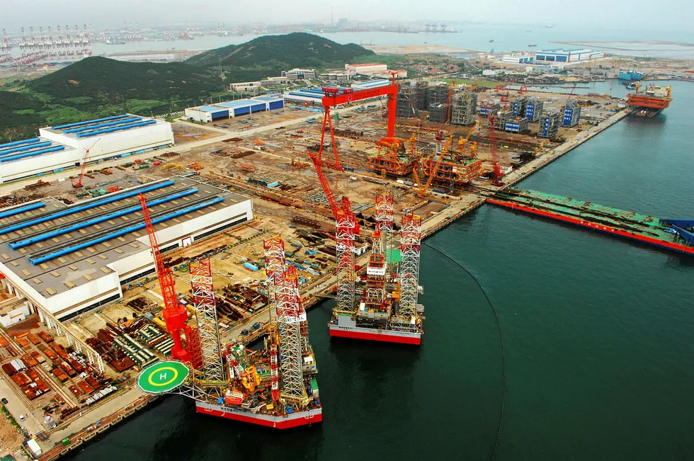 At work: COOEC's Qingdao yard