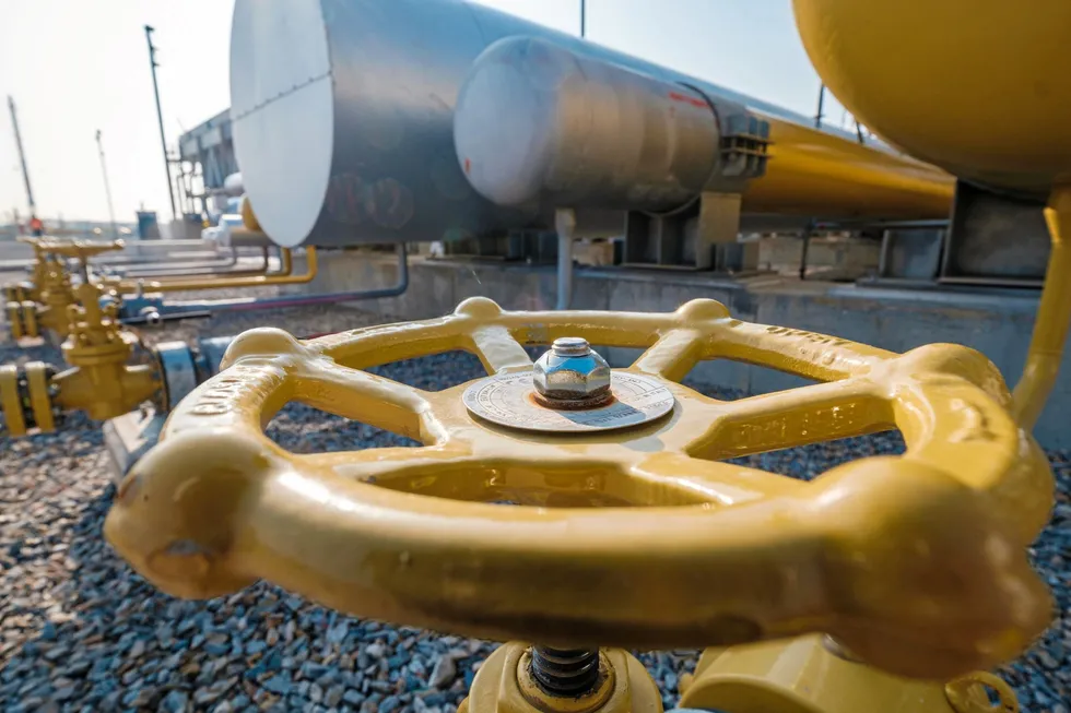 Higher demand: the TAP compressor station at Kipoi, Greece.