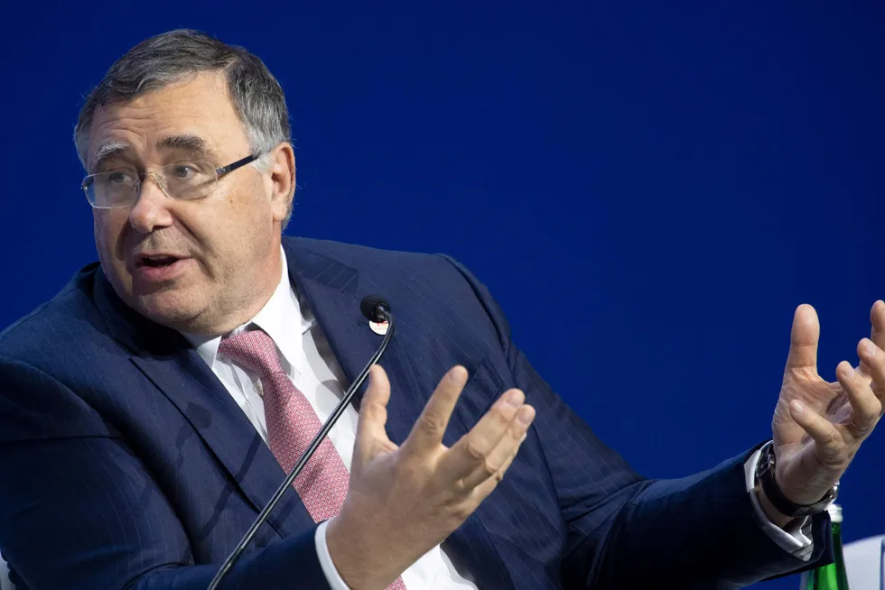 Iraq gas project: Patrick Pouyane, chief executive of TotalEnergies.