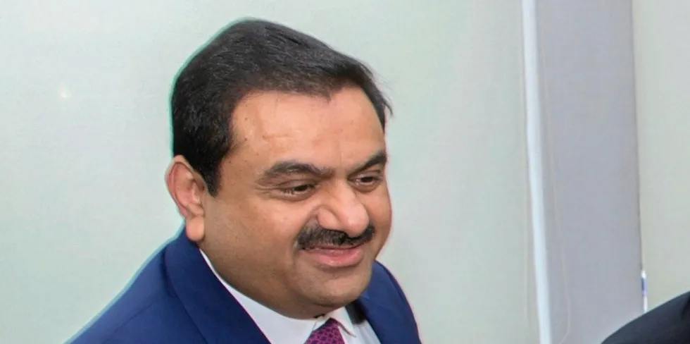 Indian billionaire Gautam Adani.