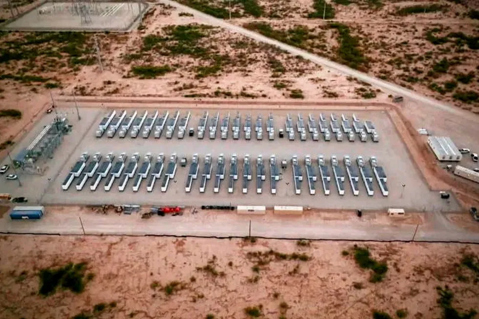 A Spearmint Energy BESS project in Texas