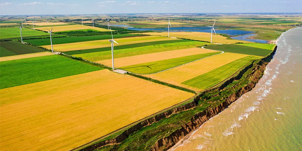 DTEK Renewables' 200MW Botievska wind farm in southeast Ukraine