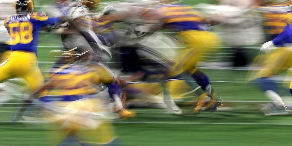 Around 100 million people watch the Super Bowl each year.