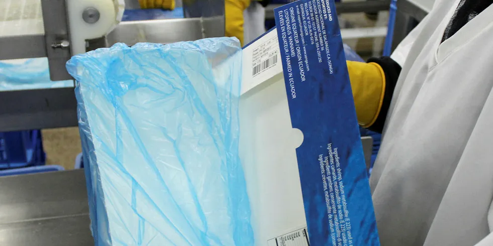 Ecuador shrimp processing jobs are seen as at risk as producers seed lower densities amid the coronavirus crisis.