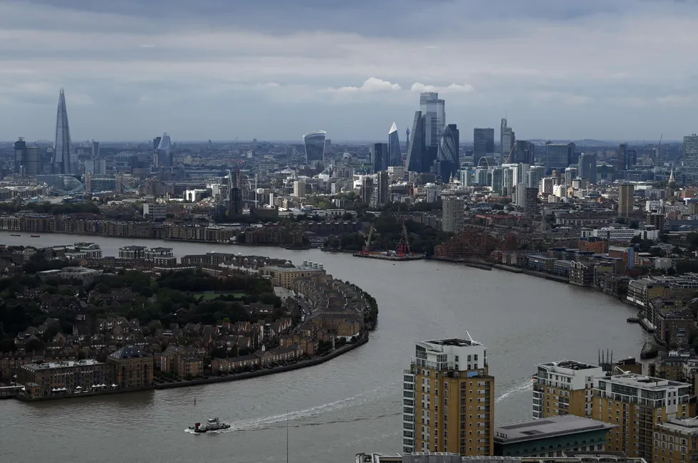 The City of London - the heart of the UK insurance market.