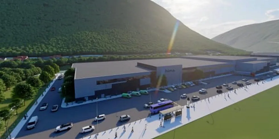 Hima Seafood's facility in Rjukan, Norway, is projected to produce 8,000 metric tons of trout annually when fully operational.