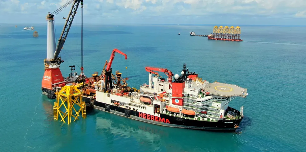 Construction activity at the Changhua projects