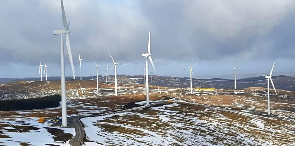 The security guard died after guarding Afton Wind Farm.