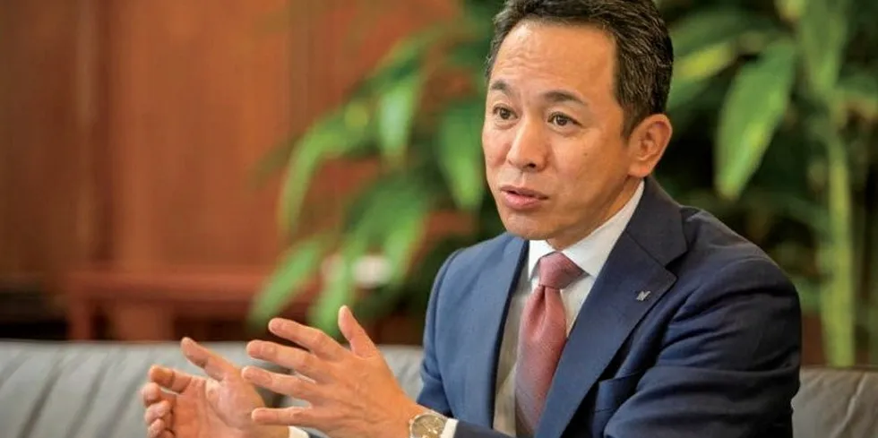 Nichirei President Kenya Okushi.