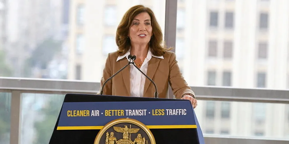 . NY Governor Kathy Hochul.