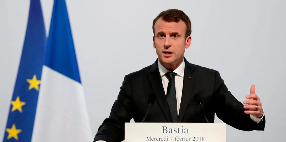 Facing reelectipn President Emmanuel Macron is under pressure from the French seafood sector to resolve the fishing license dispute with the United Kingdom.