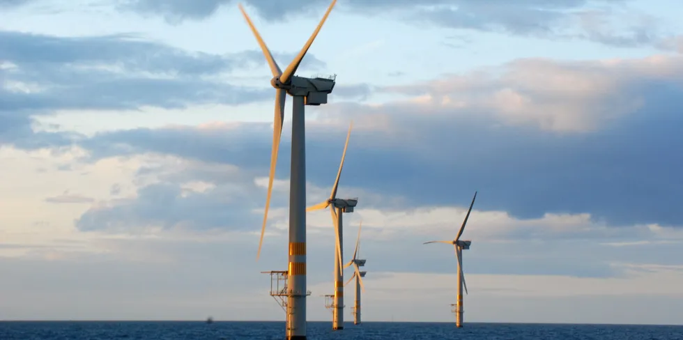 The 25MW Arklow Bank wind farm off Ireland, where some 5GW is on the cards for development by 2030