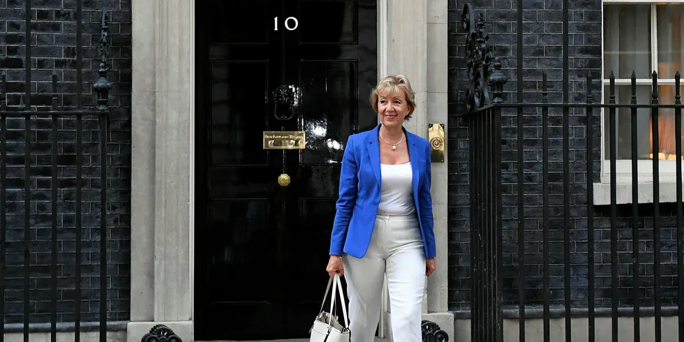 Andrea Leadsom is energy secretary under the current government.