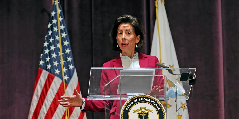 Gina Raimondo.
