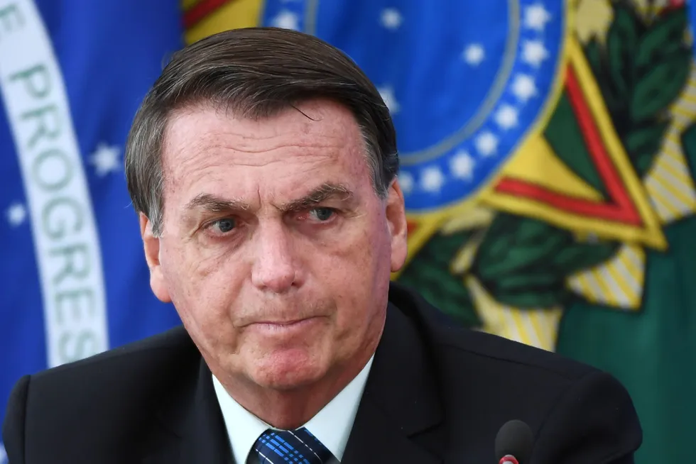 Trouble brewing: Brazilian President Jair Bolsonaro