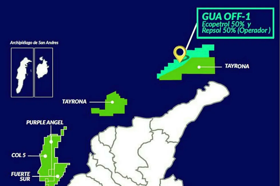 Partners: State-run Ecopetrol and Spain's Repsol will partner up in the Caribbean Sea