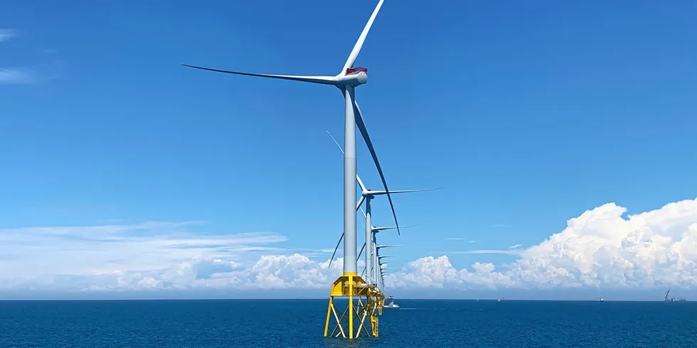 . Changhua 2a wind farm off Taiwan.