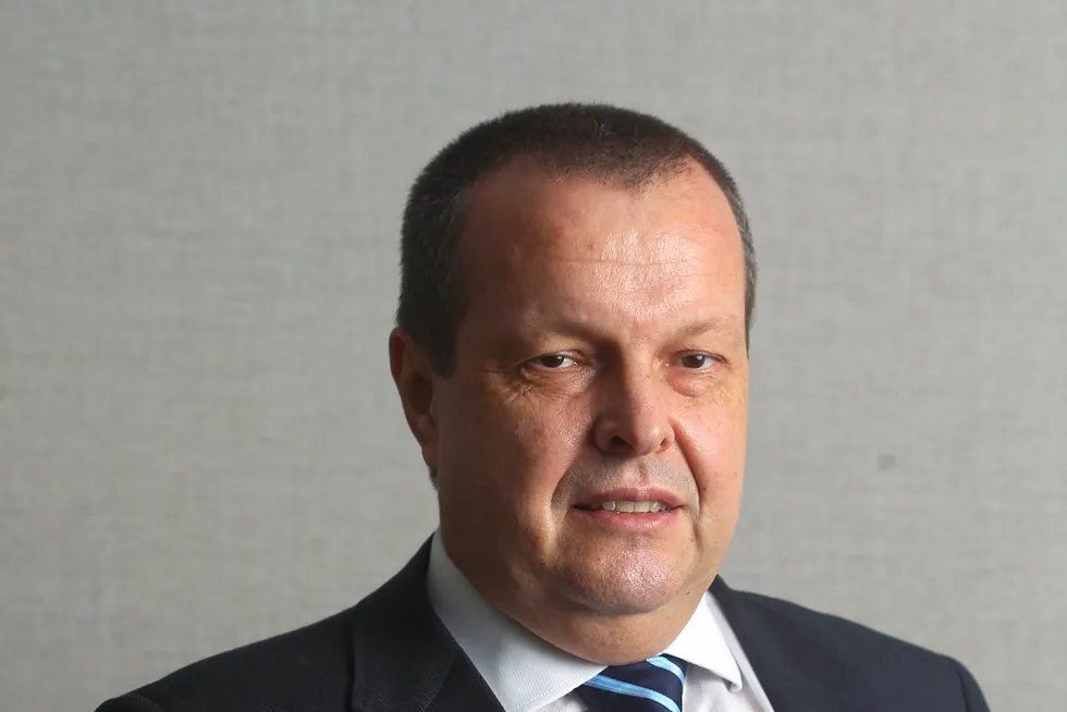 Busy: Petrobras chief production development officer Joao Henrique Rittershaussen