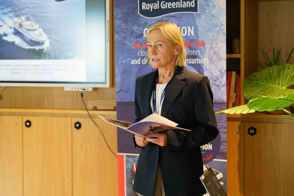 Gabriela Wasilewska-Gaweł, head of Royal Greenland's new service center in Poland.