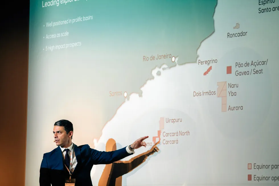Resilience: Equinor global vice president of supply chain and procurement Mauro Andrade