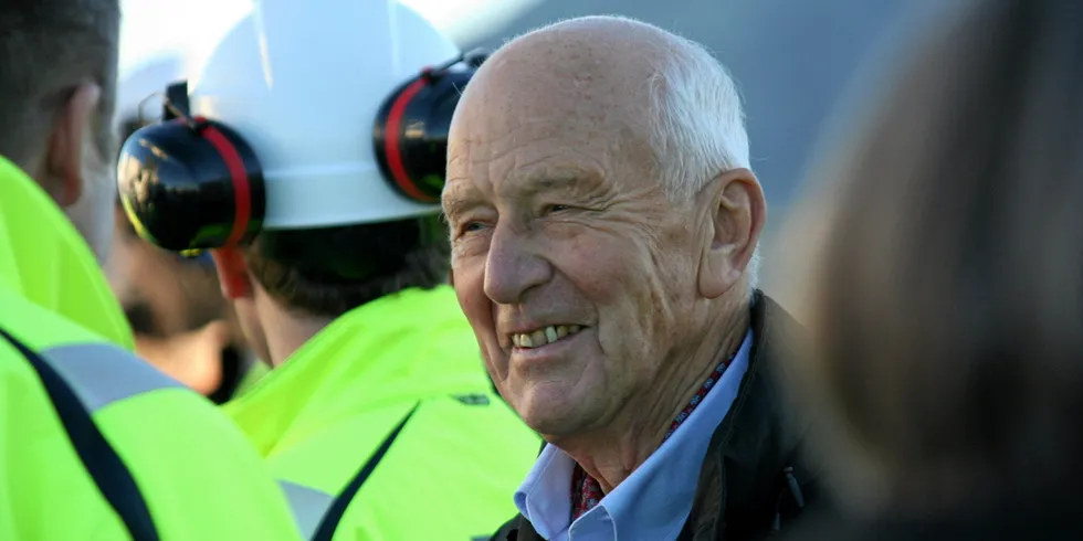 Former Mowi (then Marine Harvest) CEO Leif Frode Onarheim died at 87.