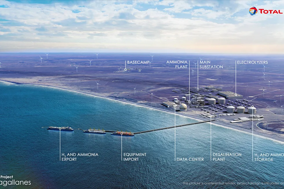 Plans for H2 Magallanes